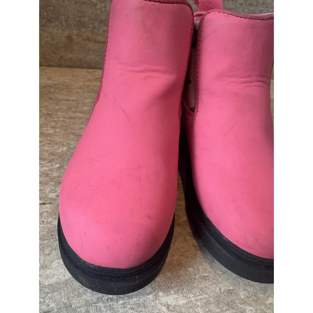 Darling Girls Native Pink Boots Rain Outdoors Hiking Size‎ 8